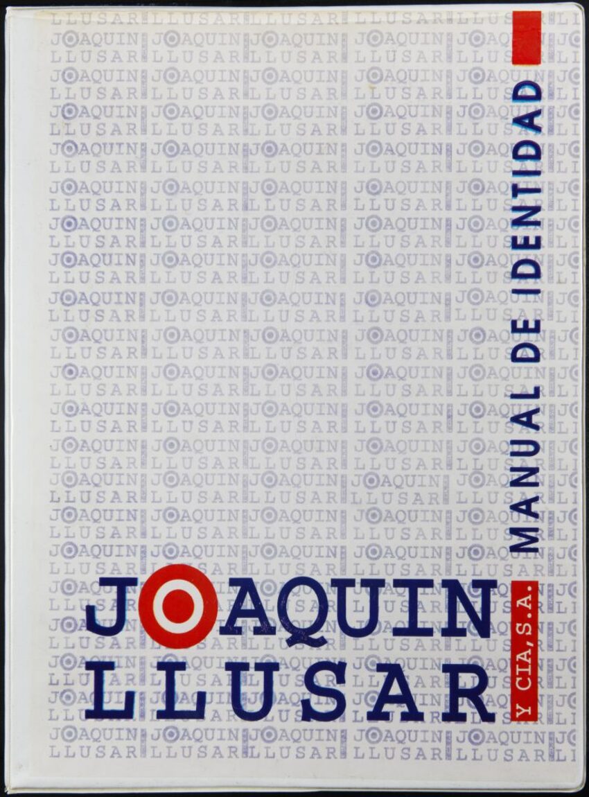 Manual de identidad corporativa Joaquin Llusar